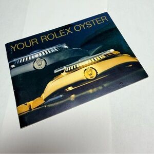 ROLEX Oyster Booklet 1989 English
